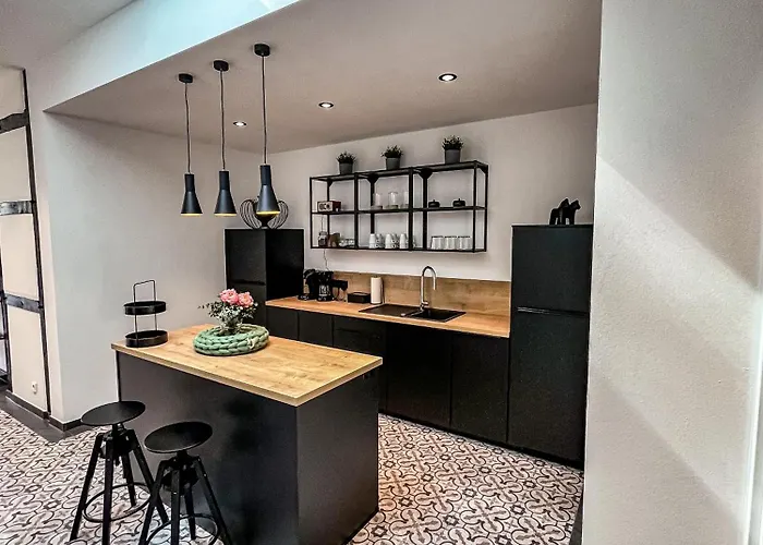 公寓式酒店 Glashaus Mit 3 Gaestezimmer Mettingen (North Rhine-Westphalia)