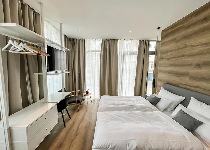 公寓式酒店 Glashaus Mit 3 Gaestezimmer Mettingen (North Rhine-Westphalia)